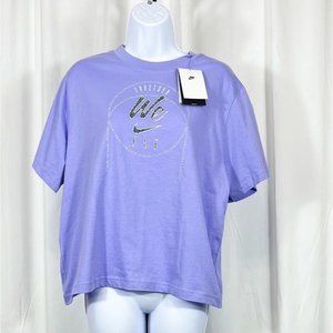 Nike NWT Sz XL Light Thistle Girls' Crew Neck Sportswear T-Shirt